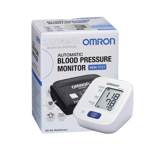 Đập hộp máy đo huyết áp Omron Hem 7121